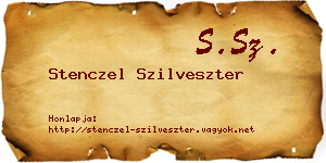 Stenczel Szilveszter névjegykártya